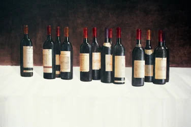 Winescape, Red, 2003 (akryl på lerret)